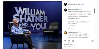 Imagen del anuncio de William Shatner