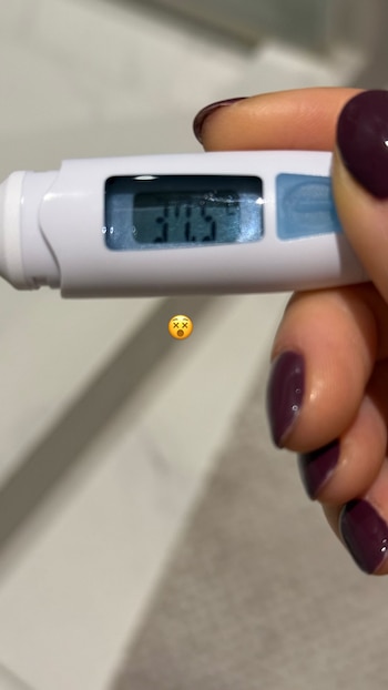 Mariana Rodríguez presentó fiebre. (Captura