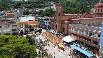 Panorámica de San Vicente de Chucurí (Santander). (Crédito: Facebook de la alcaldía de San Vicente de Chucurí)