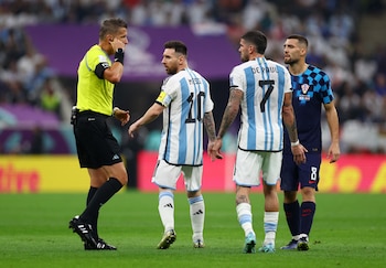 La protesta de Messi y