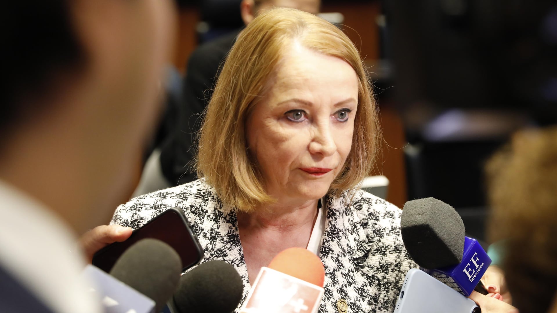 Laura Itzel Castillo reconoció que desconoce cómo se están realizando los pagos de la dieta del senador Enrique Inzunza tras el bloqueo de cuentas.