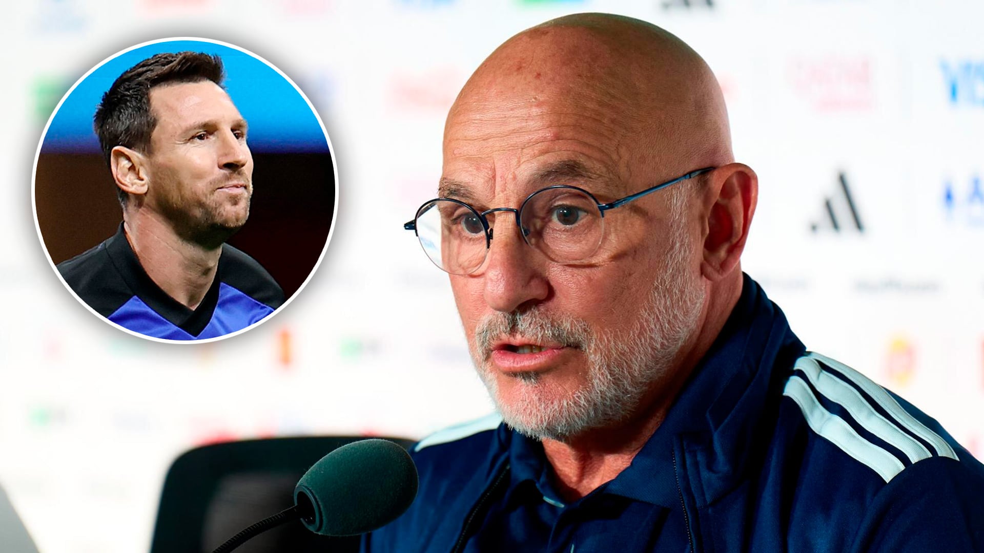 Qué dijo Luis de la Fuente sobre la chance de ponerle un “marcaje especial” a Lionel Messi en la final del Mundial