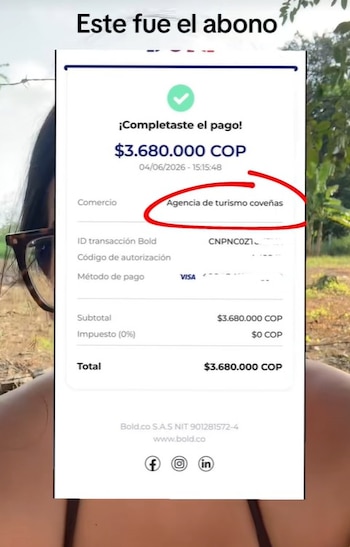 “Nos dejaron tirados en la nada”: colombiana denunció millonaria estafa tras alquilar una cabaña en Coveñas y lanzó advertencia a otros viajeros - crédito @marianazapata04/tiktok