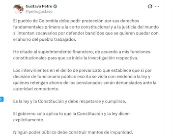 Gustavo Petro en X