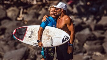 Padre e hijo. Coach y