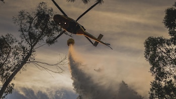 Controlado el incendio forestal de Lousame tras quemar unas 30 hectáreas