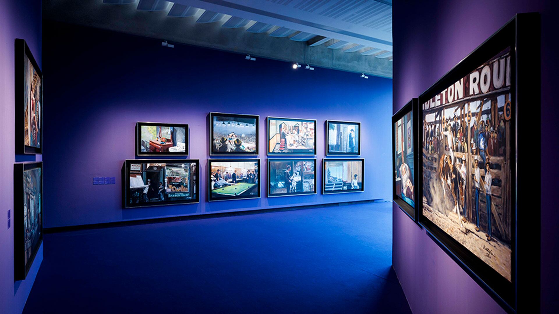 Pinturas de Bob Dylan expuestas en el Museo del MAXXI, en Roma. (©Musacchio, Ianniello, Pasqualini & Fucilla / Museo del MAXXI)