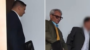 El encuentro se produjo en una de las sedes del DNI en Bogotá - crédito Captura de Video YouTube/Noticias Caracol
