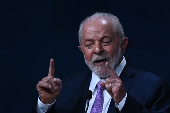 El presidente brasileño, Luiz Inácio