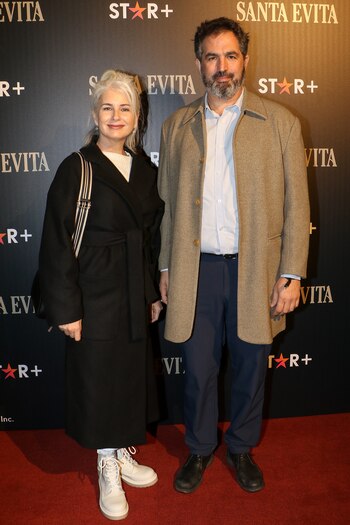 Cecilia Dopazo y su marido,