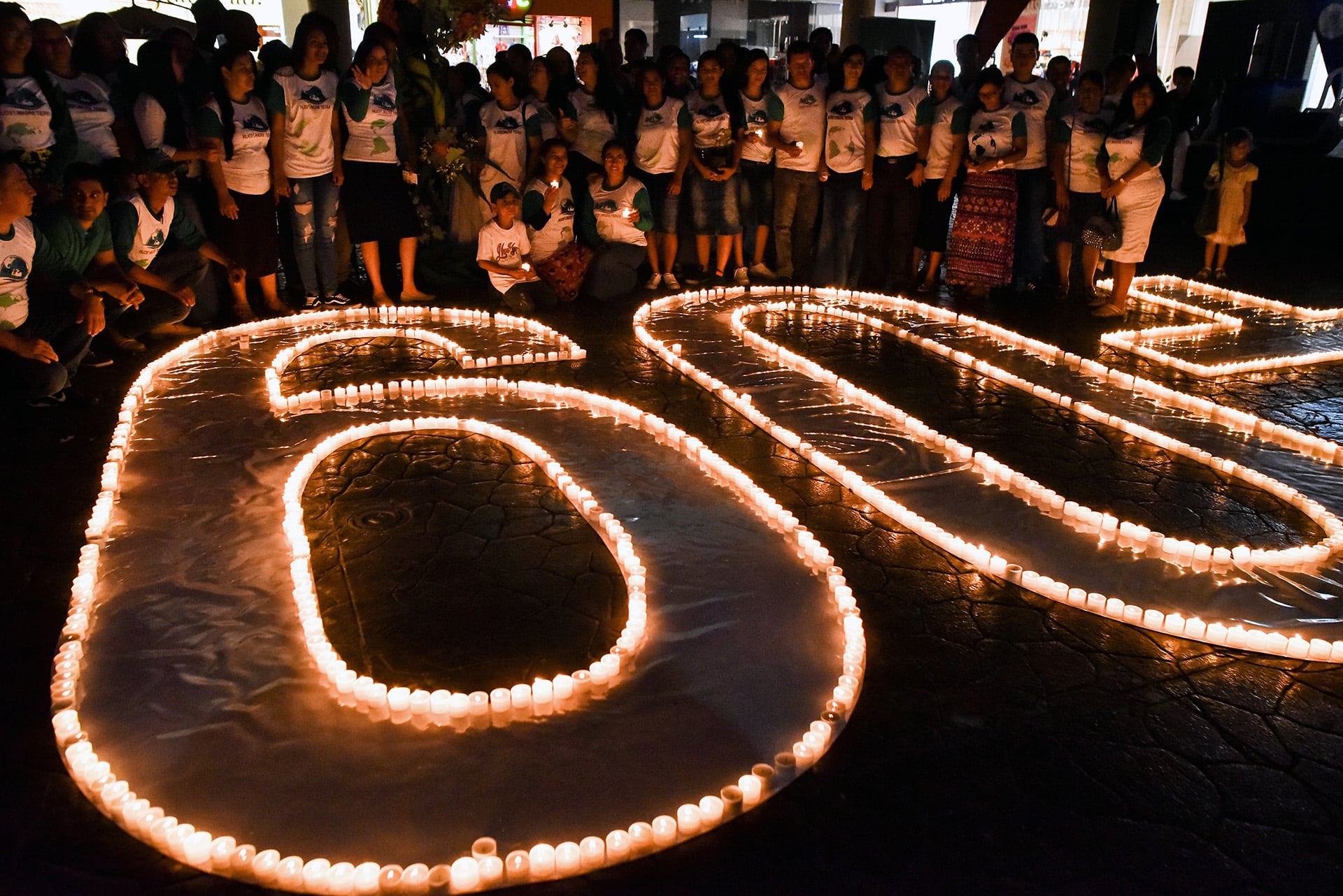 Minam invoca a los peruanos a participar en La Hora del Planeta 2026 este sábado a nivel mundial. / AFP PHOTO / Luis ROBAYO