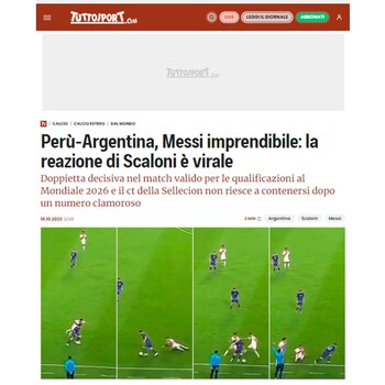 Los diarios del Mundo hablan de Lionel Messi y la reacción de Scaloni SF