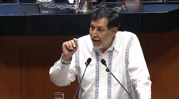 Noroña cuestionó los criterios del Tribunal y pidió a las magistraturas explicar los fundamentos jurídicos de la resolución. (Senado)