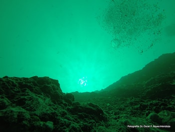 Taam Ja' tiene una profundidad