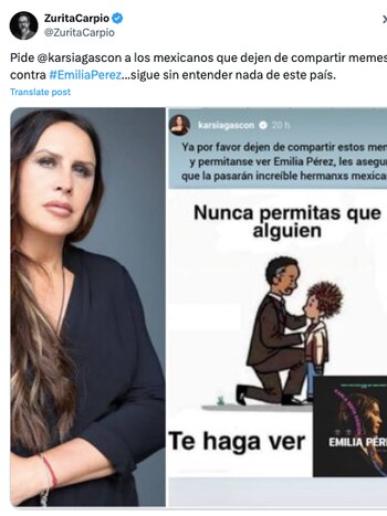 Captura de pantalla de X.