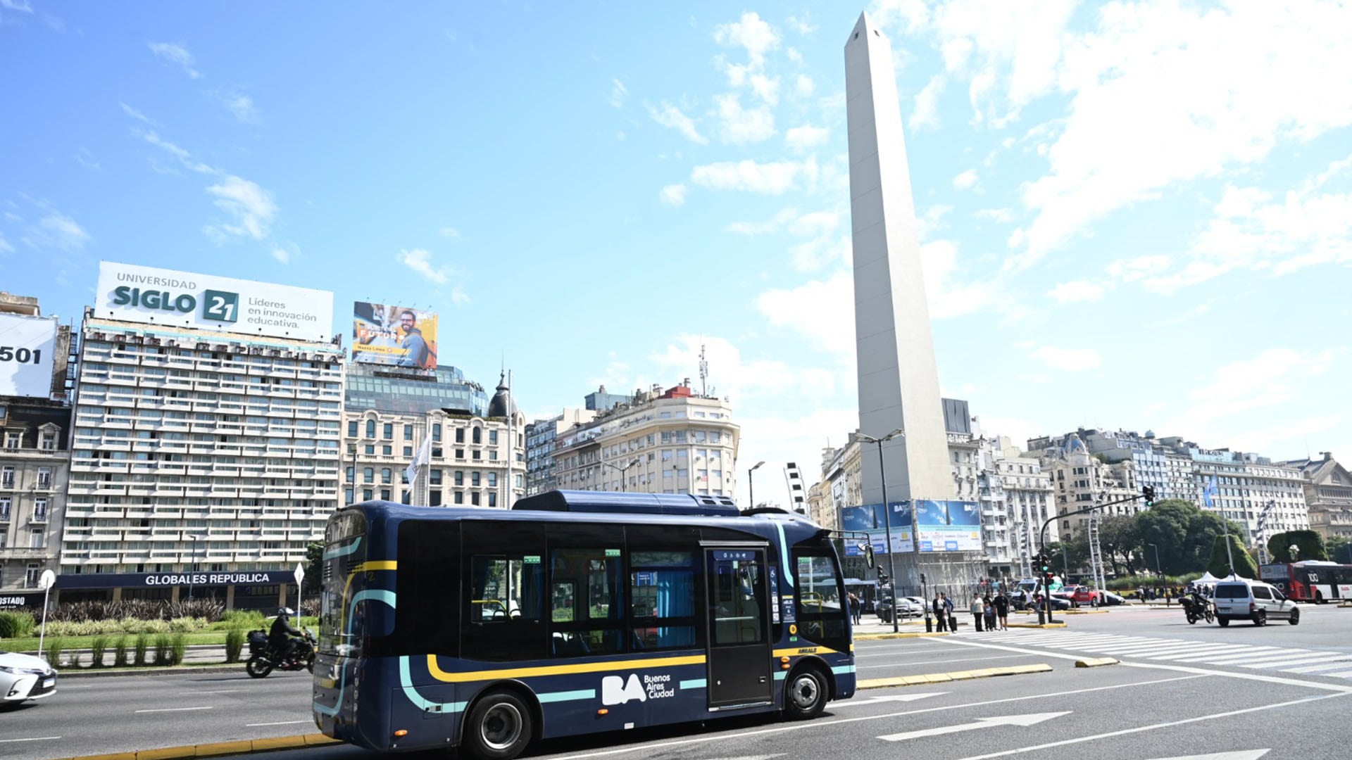 El gobierno porteño incorporó buses eléctricos para fomentar la expansión de la electromovilidad.