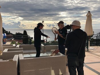 Guillermo y Eduardo durante la