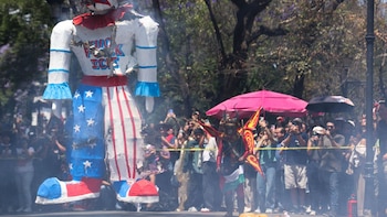 Semana Santa: Quema de Judas en Santa María la Ribera se convierte en protesta migratoria