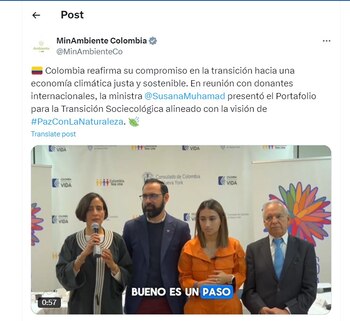 Minambiente habla del portafolio para