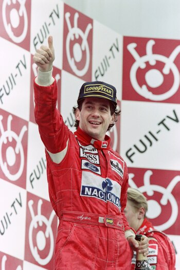 Ayrton Senna fue tres veces