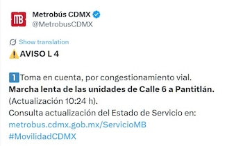 Avance en tiempo real de