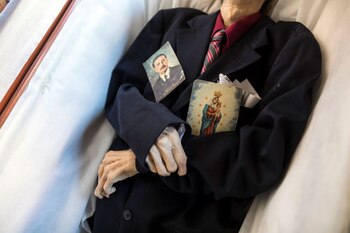 El cuerpo de un hombre