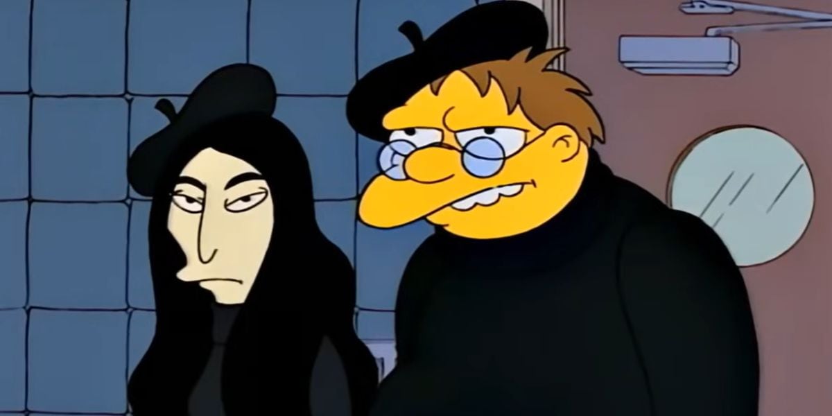 Años después de la emisión, Yoko Ono presentó una obra de arte inspirada en su caricaturización en la serie (Captura/20th Century FOX)