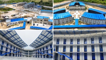 El complejo penitenciario abarca un predio de 22 hectáreas en zona rural e incluye sistemas de paneles solares - crédito Uspec
