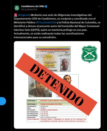 El OS9 de Carabineros de
