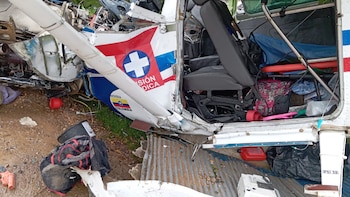 Accidente de avioneta entre los