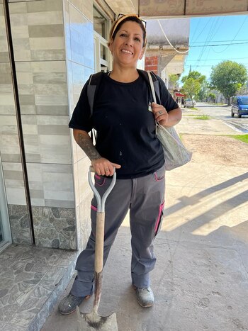 Mujeres albañiles Obrar