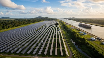 Una planta solar impulsará parte de las operaciones del Canal de Panamá desde 2027
