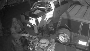 Las cámaras captaron a los