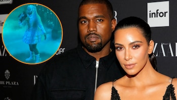 Kim Kardashian y Kanye West se reúnen para apoyar el primer concierto en solitario de su hija North West