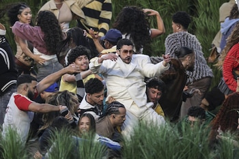 Bad Bunny actúa en el