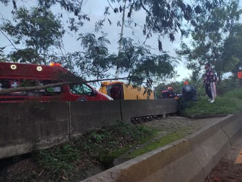 Una tractomula se chocó contra