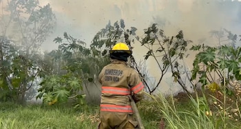 Fuertes vientos en varias zonas