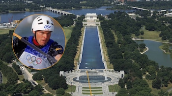 Imputaron al exatleta olímpico David Hearn por dañar la Reflecting Pool de Washington y enfrenta hasta 10 años de prisión