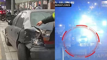 Miraflores: conductora en estado de