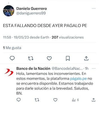 Usuario expresa su malestar por