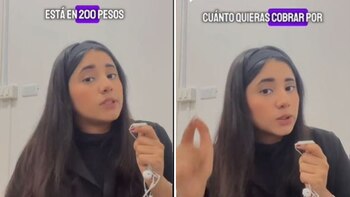 La creadora de contenido dio