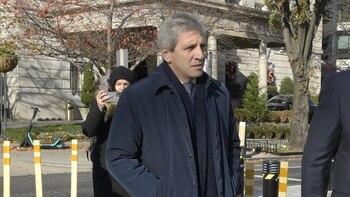 Caputo, en la visita que