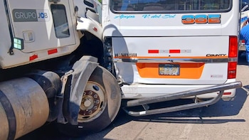 Un cuádruple accidente en la