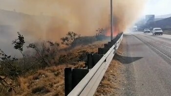 Incendio Chamapa-Lechería