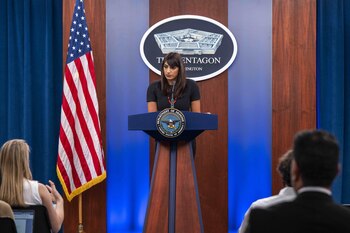 La sub portavoz del Pentágono,