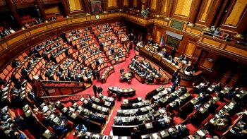 El senado italiano (Reuters)
