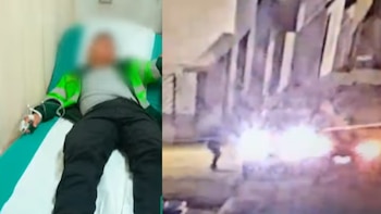 Disparan a dos policías durante resguardo electoral frente a colegio en San Juan de Miraflores para robar camioneta