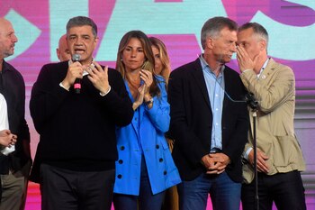Jorge y Mauricio Macri el