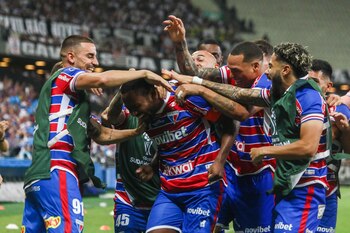 El festejo del segundo gol