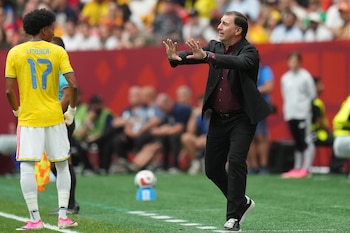 El entrenador de Colombia, Néstor Lorenzo, abordó la falta de acierto a portería del combinado nacional durante el Mundial - crédito Bob Frid/EFE
